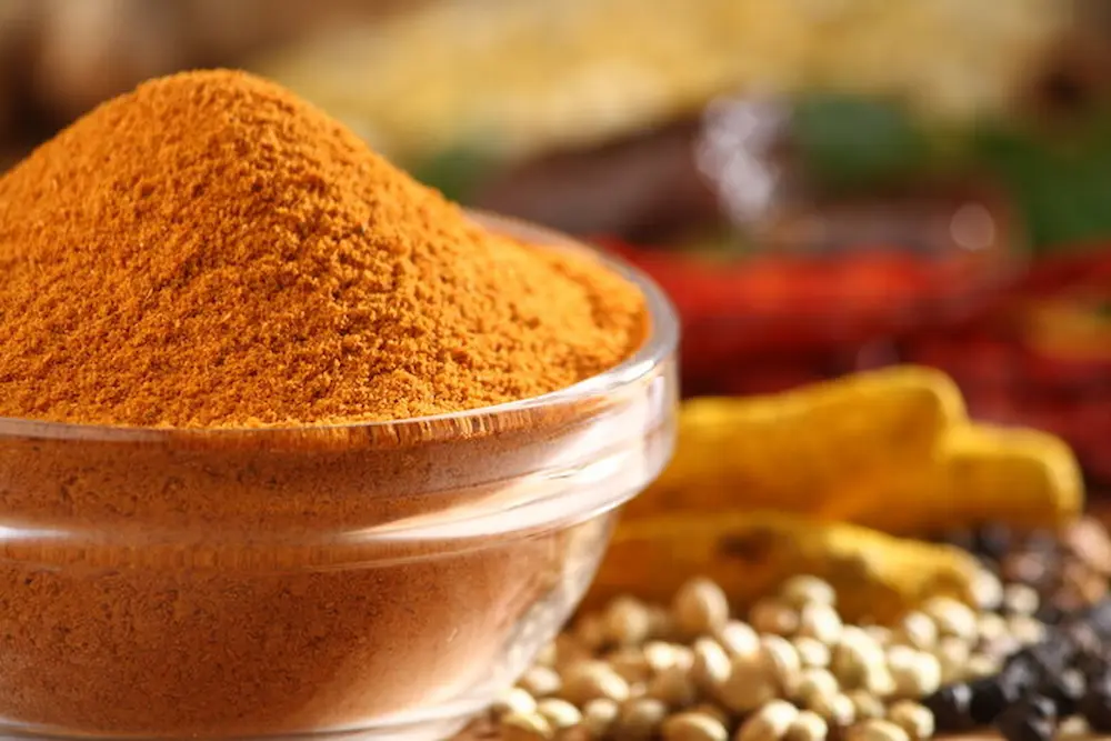 Homemade sambar powder spice blend