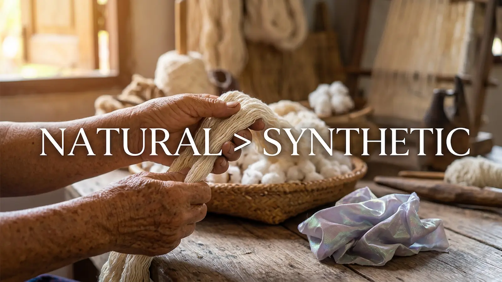 why natural fabrics are better compared to synthetic